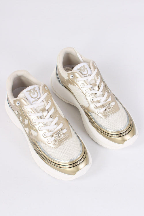 Glammy 04 Sneaker Metalizzat Mesh Gold - 2