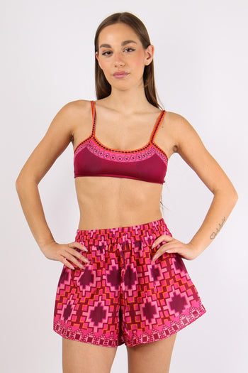 Short Fantasia Etnica Fucsia - 2