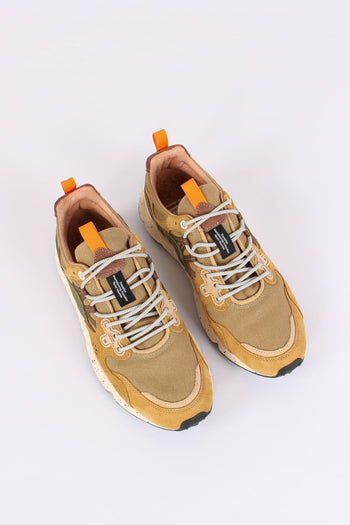 Sneakers Yamano Suede Canvas Kaki/military - 4