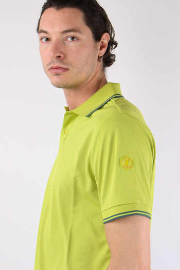 Hari Polo Collo Righe Citron Green - 8