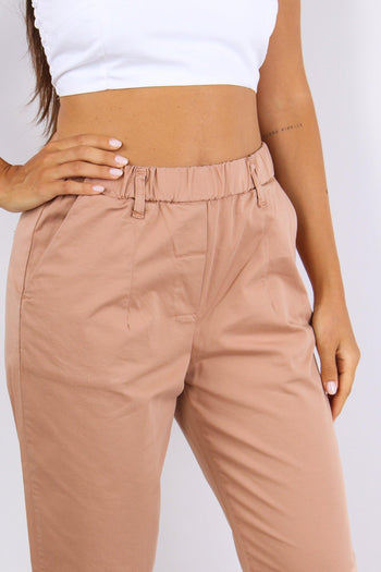 Pantalone Elastico Cotone Legg Nude - 7