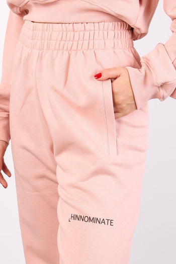 Pantalone Felpa Vita Alta Old Rose - 6