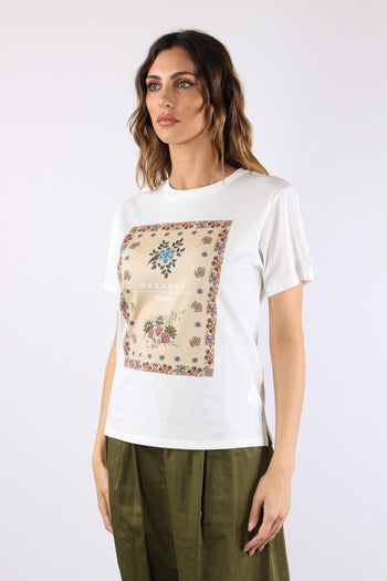 Pantera T-shirt Stampa Off White - 3