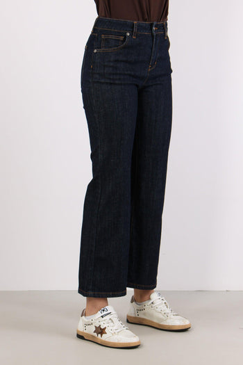 Denim Regular Impunture Contra Denim Scuro - 6