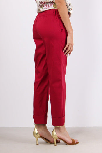 Pantalone Gamba Dritta Risvolt India - 6