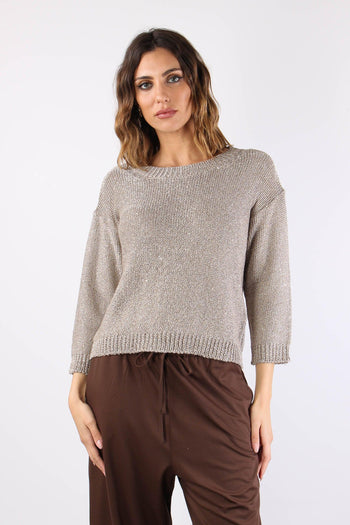 Gelada Maglia M/l Lurex Sand - 2