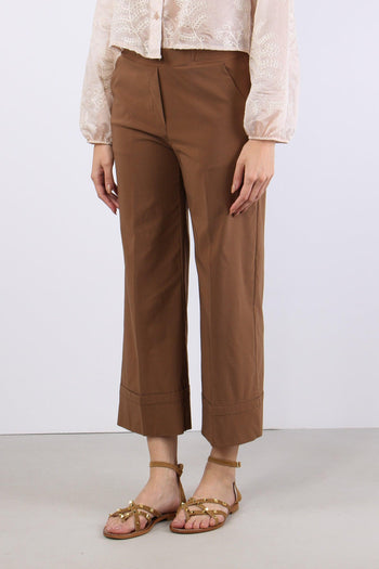 Pantalone Cropped Risvolto Terra - 3