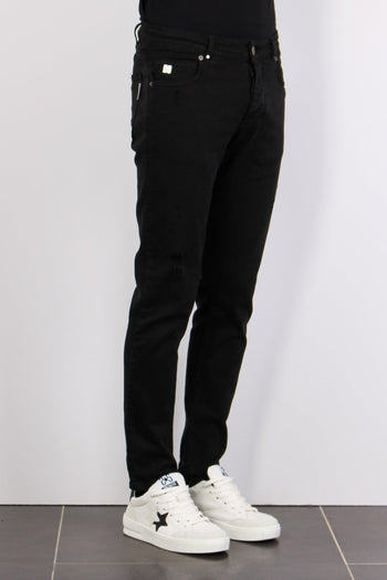 Pantalone Bull Micro Rotture Nero - 6