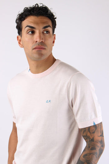 Maglia Girocollo M/m Filo Rosa - 7