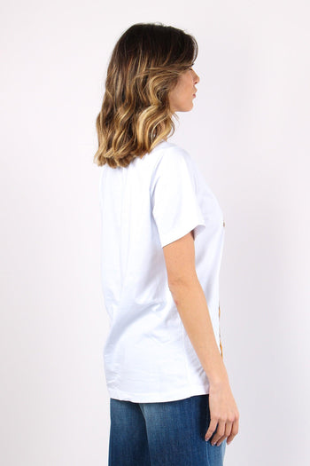 T-shirt Stampa Tigre Bianco Ottico - 7