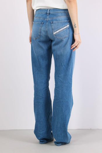 Denim Palazzo Light Blue - 5