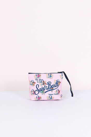 Aline Pochette Charms Rosa - 3
