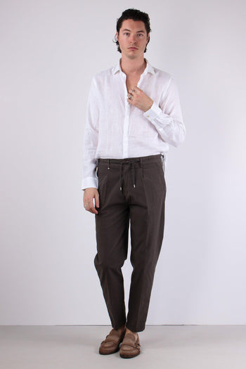 Camicia Lino Colletto Bianco - 4