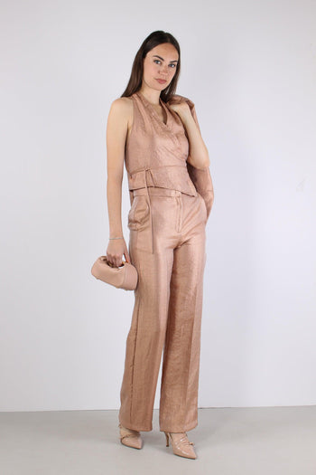 Gilet Portafoglio Spalmato Blush - 6