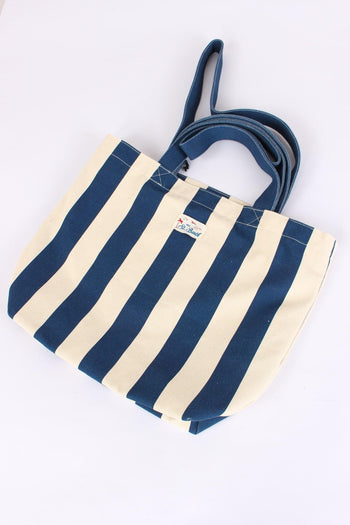 Essential Bag Canvas Blu/beige - 6