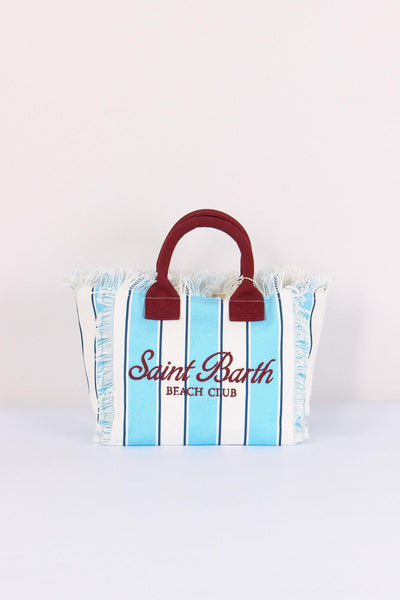 Colette Canvas Righe Azzurro/rosso