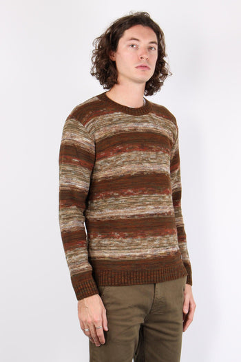 Maglia Melange Riga Tabacco - 5