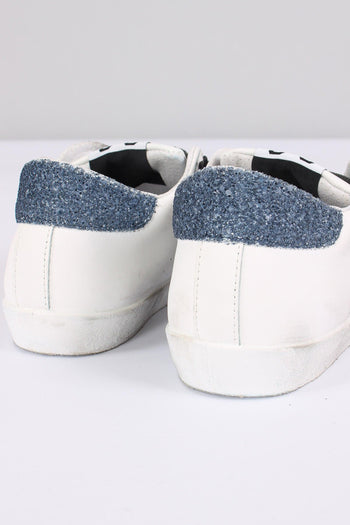 Sneakers Prime Star Stella Glitter Bianco/blu - 6
