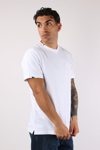 T-shirt Logo Patch Bianco - 5