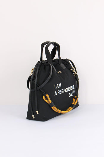 Responsible Sacca Canvas Nero - 7