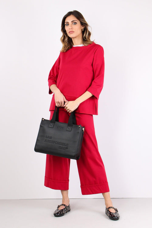 Felpa Taglio Quadro Punto Mila India