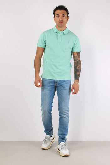 Polo Rete Slim Fit Celadon - 2