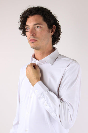 Camicia Tessuto Tecnico Bianco - 7
