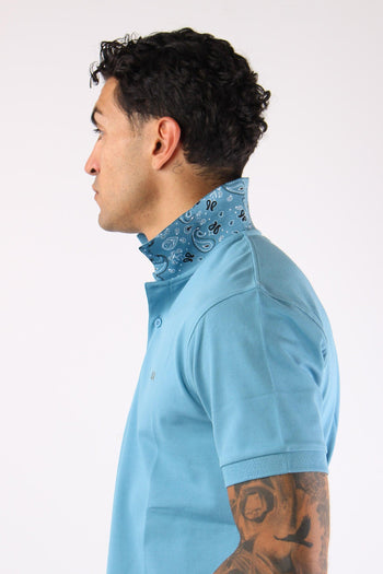 Polo Sotto Collo Bandana Avio - 7