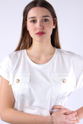 Antoine T-shirt Cotone Taschiine White - 7