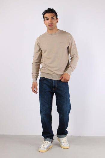 Maglia Girocollo Punto Riso Stone - 2