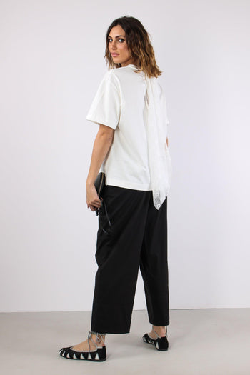 T-shirt Fiocco Pizzo Bianco - 5