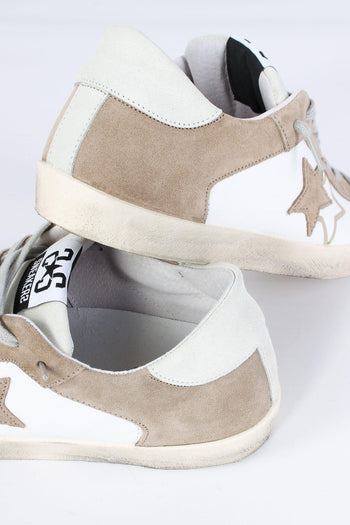 Sneakers Very Star Bianco/taupe - 6