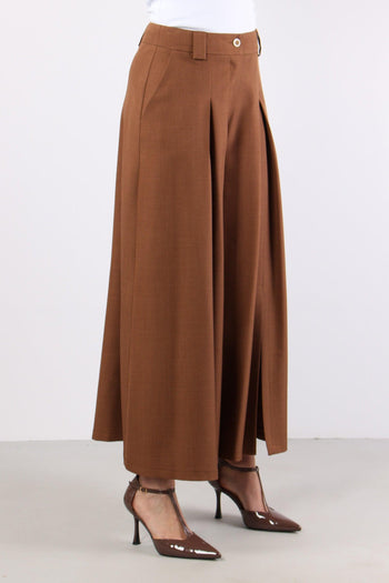 Gonna Pantalone Poliviscosa Caffe - 7