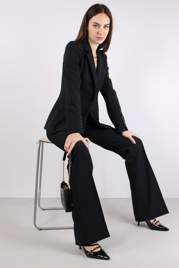 Pantalone Palazzo Essensial Nero - 5