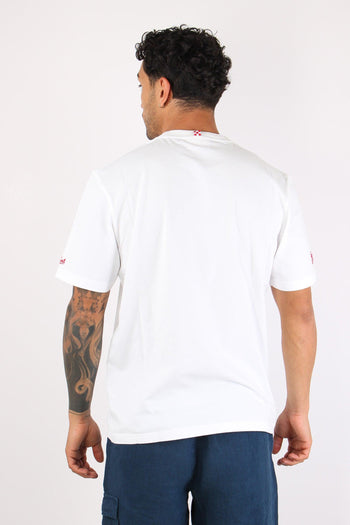 T-shirt Scritta Ricami Abbronzatissimo - 4