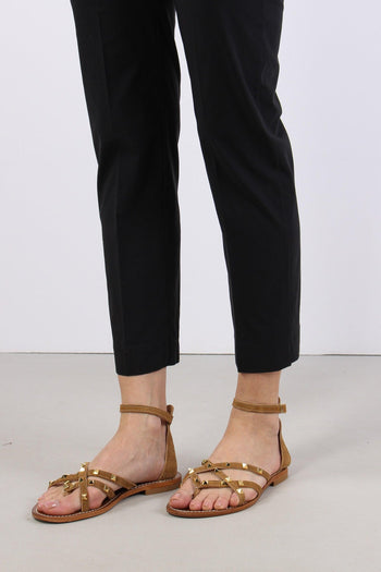 Pantalone Stretto Spacchetti Nero - 7
