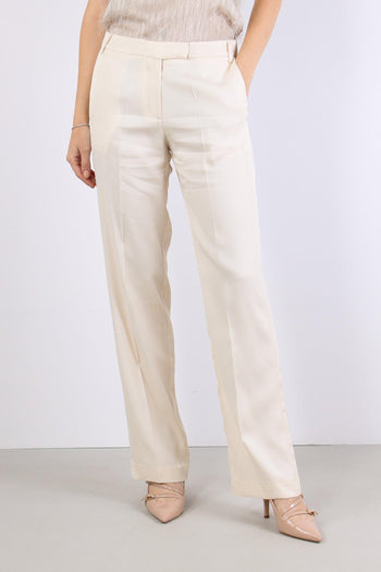 Pantalone Fluido Pences Ivory - 2