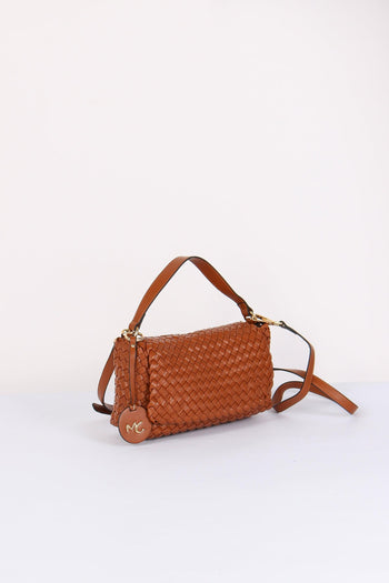 Pochette1 Manico Intreccio Cacao - 6