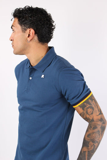Polo Collo Contrasto Blue Insignie - 6