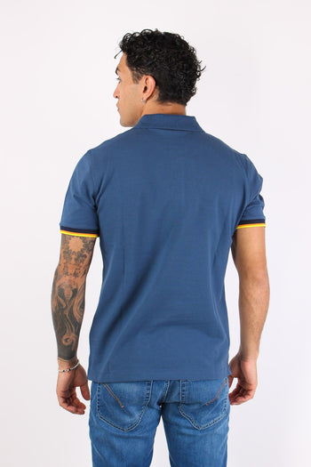 Polo Collo Contrasto Blue Insignie - 5