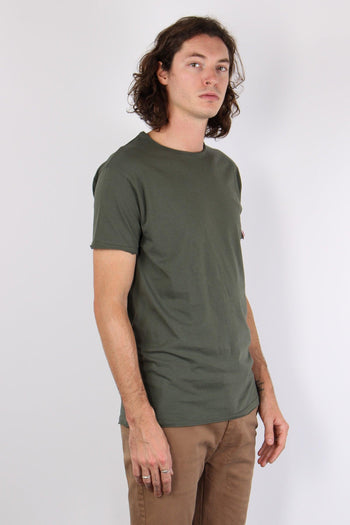 T-shirt Manica Corta Cotone Militare - 5