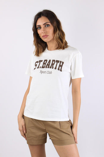 T-shirt Scritta Bianco/moro - 2