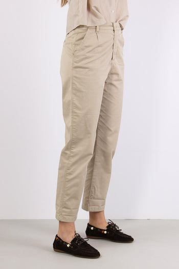 Chino Regular Elastico Dietro Sabbia - 6