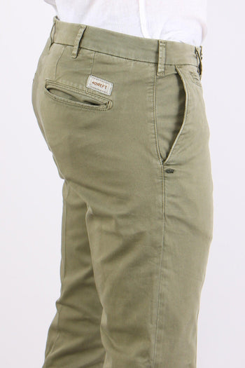Pantalone Chino Extra Slim Militare - 6