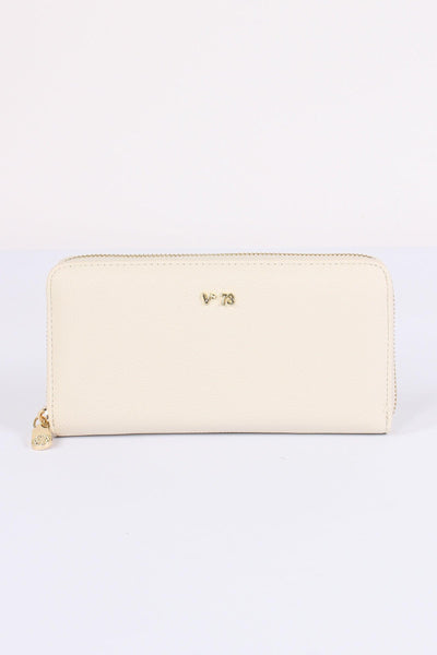 Keira Portafoglio Zip Around Off White