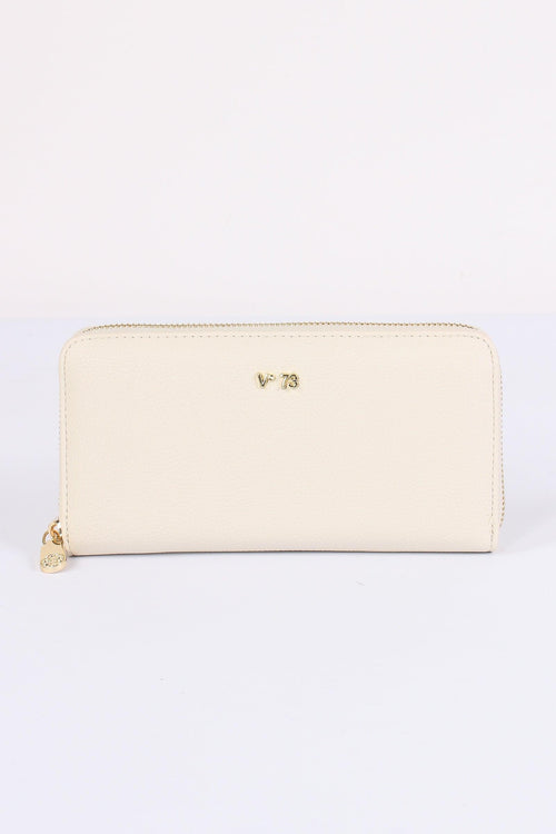 Keira Portafoglio Zip Around Off White