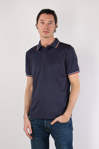 Hari Polo Collo Righe Navy Blue - 3