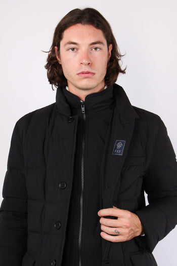 Cappotto Imbottito Nero - 8