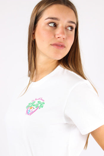 T-shirt St Barth Lover Palms Bianco - 7
