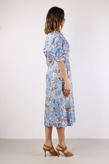 Chemisier Cotone Fantasia Blu Wave - 6